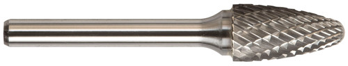 DRILLCO 7F128ASC SF-4, SOLID CARBIDE BUR SINGLE CUT (Carbide-Tipped Drill Bit)