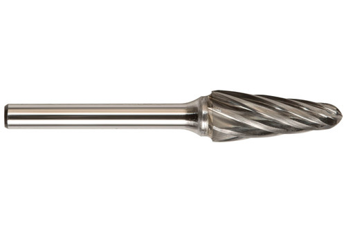 Solid Carbide 14° Included Angle Aluminum Cut Carbide Burs