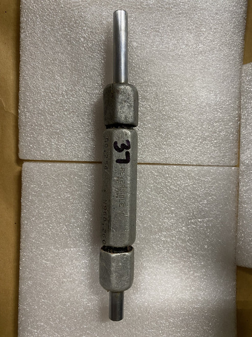 Go / No-Go Plug Gauge 0.254"-0.26" (GO 0.254" / NO-GO 0.26") Machinist Tool Room - Used