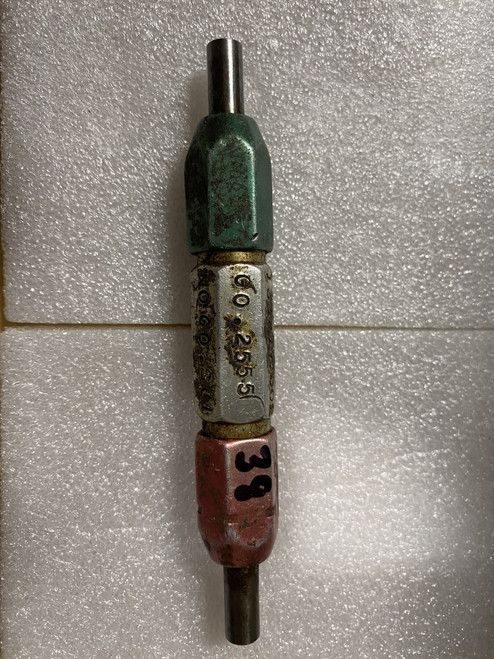 Go / No-Go Plug Gauge 0.2555"-0.261" (GO 0.2555" / NO-GO 0.261") Machinist Tool Room - Used