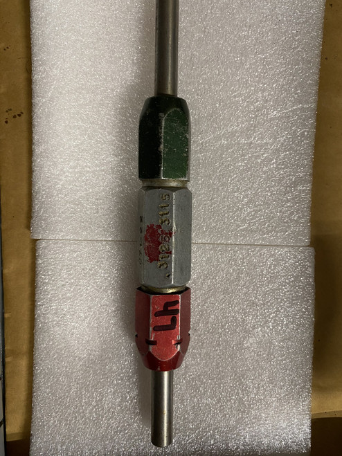 Go / No-Go Plug Gauge 0.3115"-0.3125" (GO 0.3115" / NO-GO 0.3125") Machinist Tool Room - Used