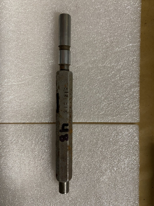 Go / No-Go Plug Gauge 0.312"-0.315" (GO 0.312" / NO-GO 0.315") Machinist Tool Room - Used