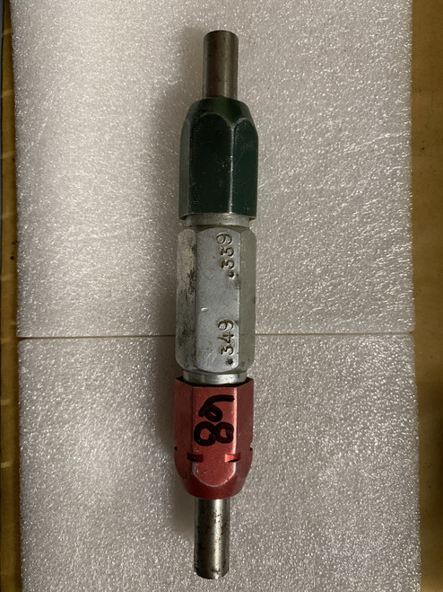 Go / No-Go Plug Gauge 0.339"-0.349" (GO 0.339" / NO-GO 0.349") Machinist Tool Room - Used