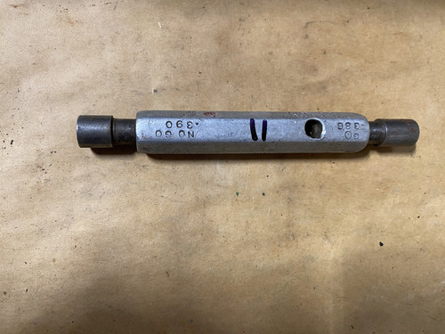Go / No-Go Plug Gauge 0.386"-0.39" (GO 0.386" / NO-GO 0.39") Machinist Tool Room - Used
