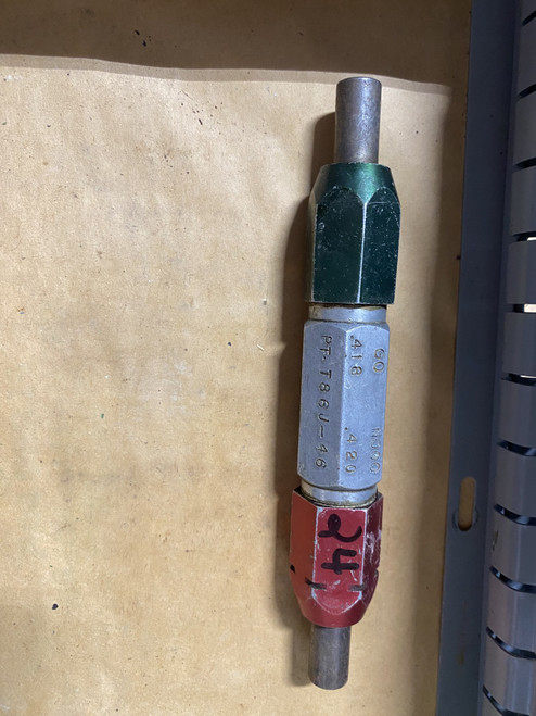 Go / No-Go Plug Gauge 0.418"-0.42" (GO 0.418" / NO-GO 0.42") Machinist Tool Room - Used