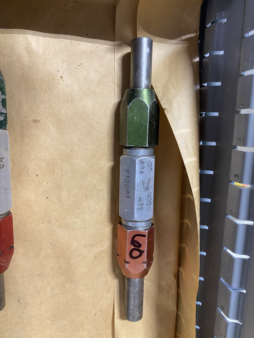 Go / No-Go Plug Gauge 0.484"-485" (GO 0.484" / NO-GO 485") Machinist Tool Room - Used