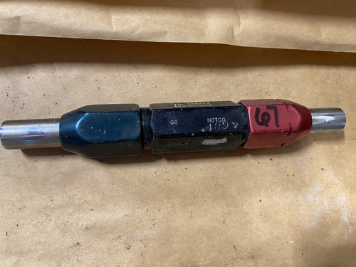 NO-GO Plug Gauge 0.489" Machinist Tool Room - Used
