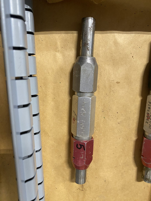 Go / No-Go Plug Gauge 0.4975"-0.4995" (GO 0.4975" / NO-GO 0.4995") Machinist Tool Room - Used