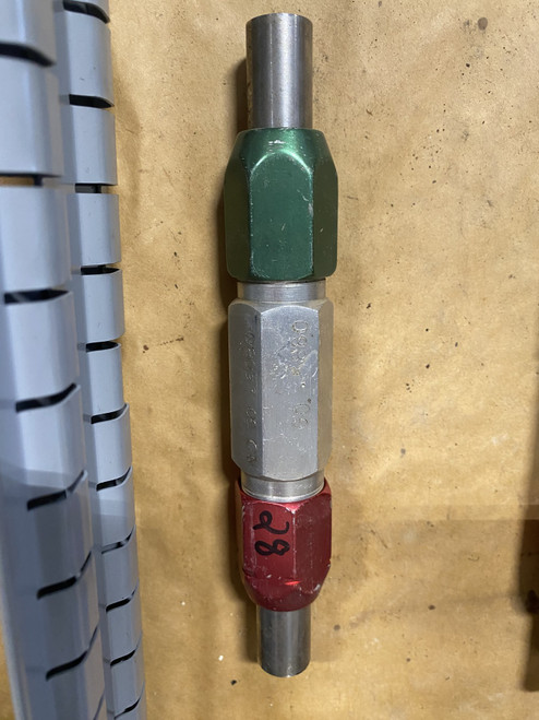 Go / No-Go Plug Gauge 0.588"-0.608" (GO 0.588" / NO-GO 0.608") Machinist Tool Room - Used