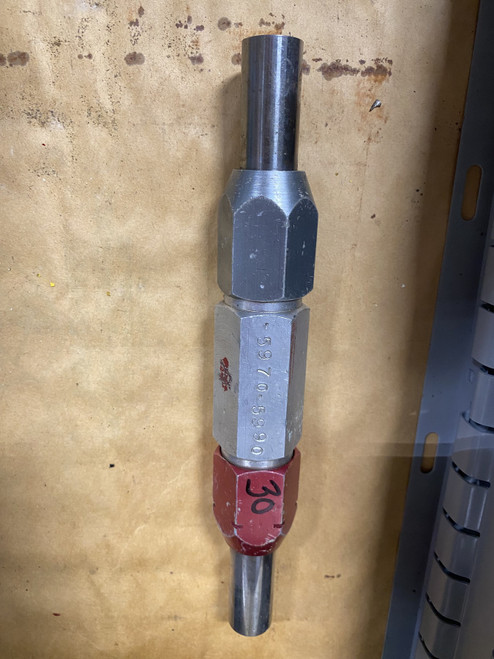 Go / No-Go Plug Gauge 0.597"-0.599" (GO 0.597" / NO-GO 0.599") Machinist Tool Room - Used