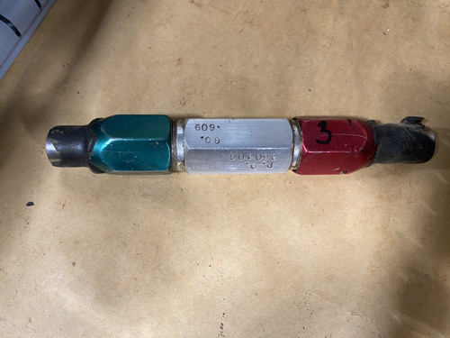 Go / No-Go Plug Gauge 0.609"-0.614" (GO 0.609" / NO-GO 0.614") Machinist Tool Room - Used