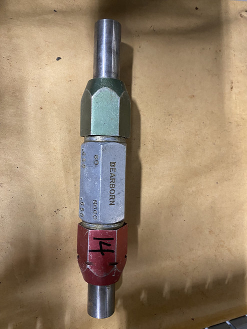 Go / No-Go Plug Gauge 0.65"-0.66" (GO 0.65" / NO-GO 0.66") Machinist Tool Room - Used
