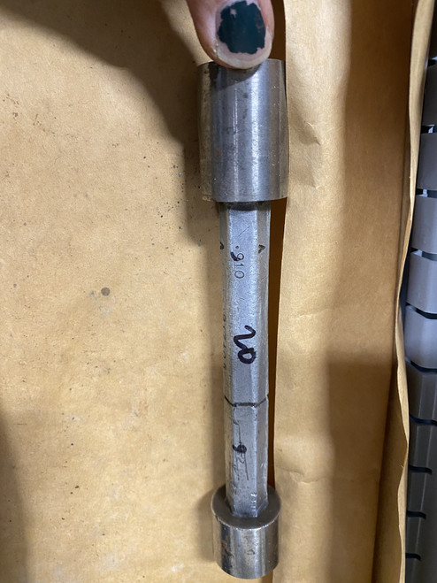 Go / No-Go Plug Gauge 0.91"-0.912" (GO 0.91" / NO-GO 0.912") Machinist Tool Room - Used
