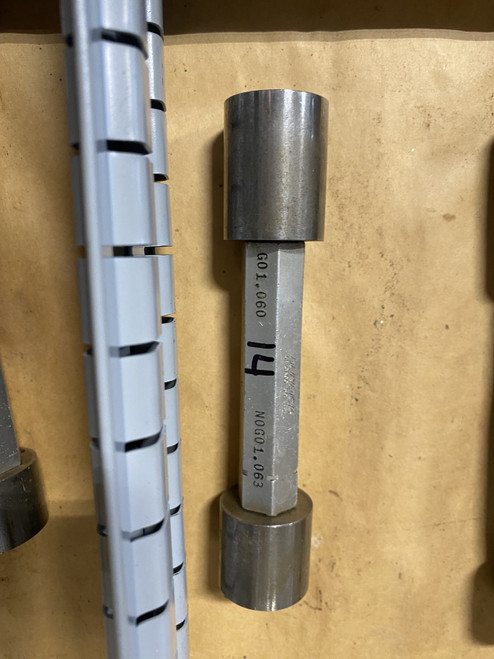 Go / No-Go Plug Gauge 1.06"-1.063" (GO 1.06" / NO-GO 1.063") Machinist Tool Room - Used