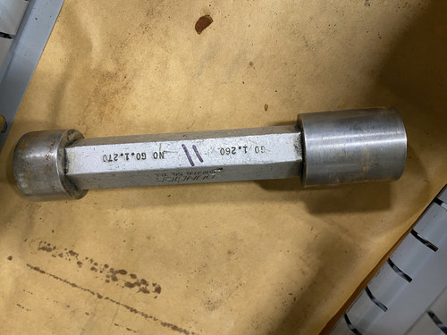 Go / No-Go Plug Gauge 1.26"-1.27" (GO 1.26" / NO-GO 1.27") Machinist Tool Room - Used