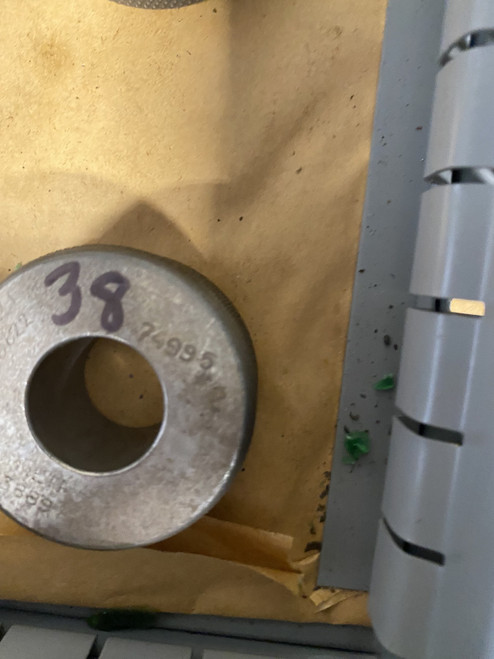 Master Setting Ring Gauge 0.74995" Machinist Tool Room - Used