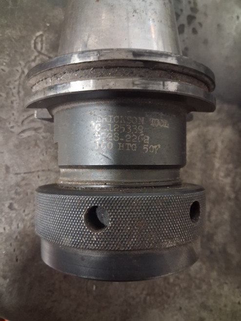 Erickson CAT50 TG100 Collet Chuck 100HTG50V C-125339 CNC Mill Tool Holder