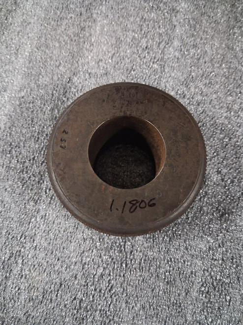 Master Setting Ring Gauge 1.1806" Machinist Tool Room - Used