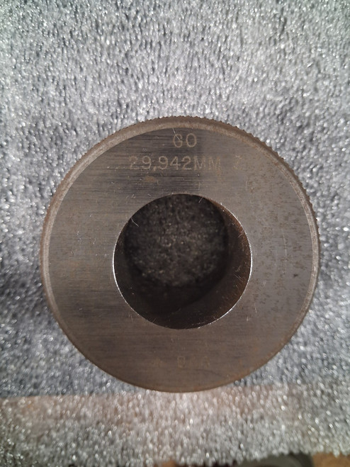 Master Setting Ring Gauge 29.942mm Machinist Tool Room - Used