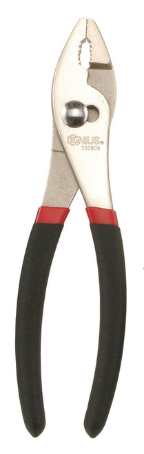 <ul><li>PLIERS - Combination (slip joint) Pliers, 10"l</li><li>SPECIFICATIONS - Overall length of 250mm (or 9.84 Inches)</li><li>DURABLE MATERIALS - Made from Tool grade raw materials that can handle a lifetime of professional use</li><li>EGONOMIC AND DURABLE - Durable high grip rubber handles designed for an increase grip and control</li><li>ADJUSTABLE SIZE - Strong gripping teeth with an easy to adjust size so you can take any job</li><li>PEACE OF MIND - Purchase with confidence backed by the Genius Tools Limited Lifetime Warranty against manufacturer defects</li><li>ANSI STANDARDS - Meets or exceeds the standards established by the American National Standards Institute<li>PROFESSIONAL GRADE - Genius Tools are designed and made for use by professional technicians and built to perform over a lifetime of heavy use.  Trust Genius for a quality tool at a value cost to you.</ul> <p><span>Genius Tools pliers, snips, and riveters are made for professionals and serious tool users. We offer 34 different styles of pliers, snips and riveters. Our multi-step manufacturing process ensures that our tools meet ANSI specs.</span></p>
<p>All Genius Tools products are backed by our<a href="http://www.geniustoolsusa.com/warranty.html" target="_blank"> Lifetime Warranty. </a></p>