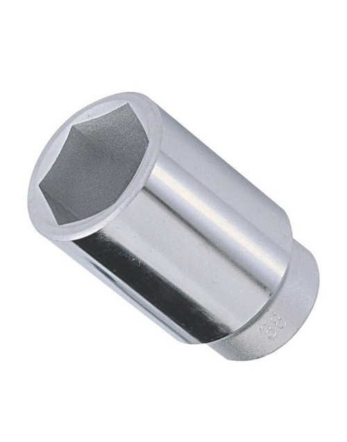 <ul><li>HAND SOCKET - 1-3/8" 6-point Socket</li><li>SPECIFICATIONS - 3/4" Inch Drive Size with an overall length of 90mm (or 3.54 Inches)</li><li>DURABLE MATERIALS - Made from Chromium Molybdenum Alloy Steel for high strength and durability while having anti-corrosive properties</li><li>TOOL ORGANIZATION - Sizes are stamped for permanent and easy identification of size</li><li>SUPERIOR DESIGN - Chrome polished finish that is tough and resistant to corrosion</li><li>PEACE OF MIND - Purchase with confidence backed by the Genius Tools Limited Lifetime Warranty against manufacturer defects</li><li>ANSI STANDARDS - Meets or exceeds the standards established by the American National Standards Institute<li>PROFESSIONAL GRADE - Genius Tools are designed and made for use by professional technicians and built to perform over a lifetime of heavy use.  Trust Genius for a quality tool at a value cost to you.</ul> <p>Made for Life. Its our motto and with the Genius Tools Hand Socket Series we really mean it. They are built professional grade tough, ready to handle a lifetime of hard work on the job. We use only the best raw materials when we make out tools and we pride ourselves on the precision and quality.</p>
<p>Genius Tools Hand Sockets are designed for maximum life and performance. Using only the highest quality materials, our Hand Sockets are made from industry leading Chrome Vanadium or Chrome Molybdenum steel and are heat treated for maximum strength. </p>