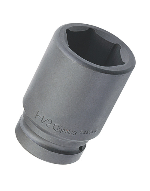 <ul><li>IMPACT SOCKET - 1-1/4" 6-point Impact Socket</li><li>SPECIFICATIONS - 1" Inch Drive Size with an overall length of 90mm (or 3.54 Inches)</li><li>DURABLE MATERIALS - Made from Chromium Molybdenum Alloy Steel for high strength and durability while having anti-corrosive properties</li><li>TOOL ORGANIZATION - Sizes are stamped for permanent and easy identification of size</li><li>SUPERIOR DESIGN - Heat treated through oil quenching with a matte black oxide coating which creates a tough durable exterior and superior inner core strength for a lifetime of professional use</li><li>PEACE OF MIND - Purchase with confidence backed by the Genius Tools Limited Lifetime Warranty against manufacturer defects</li><li>ANSI STANDARDS - Meets or exceeds the standards established by the American National Standards Institute<li>PROFESSIONAL GRADE - Genius Tools are designed and made for use by professional technicians and built to perform over a lifetime of heavy use.  Trust Genius for a quality tool at a value cost to you.</ul> <p>Genius Tools Professional Strength you can Trust</p>
<p>Genius Tools Impact Socket Series is designed by professional for professionals.  Each socket begins as a raw Chromium Vanadium or Chromoly Alloy Steel Rod.  Each piece is expertly cut down into the required length and diameter blank slug.  Utilizing our Genius Tools Cold Forging technique, the sockets are formed at room temperature into its basic form whether 6 point or 12 point. </p>
<p>Genius Tools Anti-Corrosion Treatment</p>
<p>Depending on the socket series, we treat our sockets with anti-corrosive treatments to increase the longevity and strength of our sockets, so you can count on consistent and reliable performance from all of our sockets.  Our Impact Socket Series undergoes Black Oxide Treatment, giving it a matte finish with anti-corrosive properties. </p>
<p>Limited Lifetime Warranty</p>
<p>Purchase with confidence as Genius Tools products have a Limited Lifetime Warranty.</p>