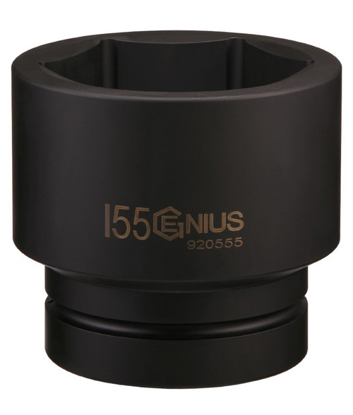 GENIUS TOOLS 920932 2-1/2" Dr. 7-1/4" Impact Socket