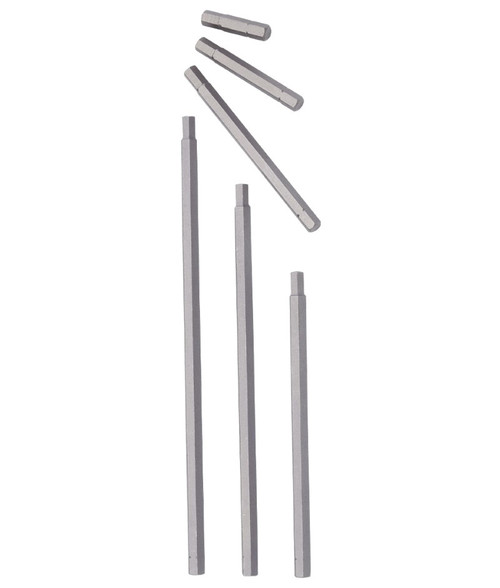 GENIUS TOOLS 3616 1/4" Hex Shank, 1/4" Hex Screwdriver Bit 125mmL