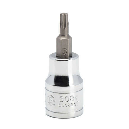 <ul><li>BIT SOCKET - 3/8" Dr. T-20 Star Bit Socket 50mmL</li><li>SPECIFICATION - Overall length of 50mm (or 1.97 Inches)</li><li>DURABLE MATERIALS - Made from High Speed Steel for high strength and durability while having anti-corrosive properties</li><li>TOOL ORGANIZATION - Sizes are stamped for permanent and easy identification of size</li><li>RELIABLE AND EFFECTIVE - Our Bit Sockets are securely attached, interchangeable, and are built to handle the rigorous needs of professional technicians.</li><li>PEACE OF MIND - Purchase with confidence backed by the Genius Tools Limited Lifetime Warranty against manufacturer defects</li><li>ANSI STANDARDS - Meets or exceeds the standards established by the American National Standards Institute</li><li>PROFESSIONAL GRADE - Genius Tools are designed and made for use by professional technicians and built to perform over a lifetime of heavy use.</li></ul> Genius Tools Bit Sockets are designed for maximum life and performance.  Using only the highest quality materials, our Bit Sockets are made from industry leading Chrome Vanadium or Chrome Molybdenum steel and are heat treated for maximum strength.  <br /> <br />
To guarantee the highest level of quality, we maintain strict production standards.  From raw material inspection, production control, quality and function <ul><li>BIT SOCKET - 3/8" Dr. T-20 Star Bit Socket 50mmL</li><li>SPECIFICATION - Overall length of 50mm (or 1.97 Inches)</li><li>DURABLE MATERIALS - Made from High Speed Steel for high strength and durability while having anti-corrosive properties</li><li>TOOL ORGANIZATION - Sizes are stamped for permanent and easy identification of size</li><li>RELIABLE AND EFFECTIVE - Our Bit Sockets are securely attached, interchangeable, and are built to handle the rigorous needs of professional technicians.</li><li>PEACE OF MIND - Purchase with confidence backed by the Genius Tools Limited Lifetime Warranty against manufacturer defects</li><li>ANSI STANDARDS - Meets or exceeds the standards established by the American National Standards Institute</li><li>PROFESSIONAL GRADE - Genius Tools are designed and made for use by professional technicians and built to perform over a lifetime of heavy use.</li></ul> Genius Tools Bit Sockets are designed for maximum life and performance.  Using only the highest quality materials, our Bit Sockets are made from industry leading Chrome Vanadium or Chrome Molybdenum steel and are heat treated for maximum strength.  <br /> <br />
To guarantee the highest level of quality, we maintain strict production standards.  From raw material inspection, production control, quality and function