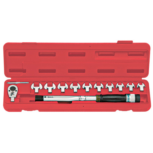 <ul>
<li>TORQUE HANDLE SET - 12 Piece Torque Handle Set, 15~80 Nm, TO-312F80</li>
<li>ORGANIZED TOOLS - Sizes are stamped for easy identification of size and will not rub off</li>
<li>CONVENIENT - Comes in a plastic blow-molded carry case for secure storage and labeled for easy organization&nbsp;&nbsp;</li>
<li>PEACE OF MIND - Purchase with confidence backed by the Genius Tools Limited Lifetime Warranty against manufacturer defects</li>
<li>ANSI STANDARDS - Meets or exceeds the standards established by the American National Standards Institute</li>
<li>PROFESSIONAL GRADE - Genius Tools are designed and made for use by professional technicians and built to perform over a lifetime of heavy use. Trust Genius for a quality tool at a value cost to you.</li>
<li>ADDITIONAL DETAILS - Please scroll down to see additional information and included pieces in the description area below.</li>
</ul> <ul class="table-ul clearfix">
<li class=" single_listing">
<div class="col-xs-12"><strong><br />9x12mm Fitting Interchangeable Torque Handle</strong></div>
<div class="col-xs-6">092F80 Interchangeable Torque Handle 15 ~ 80 ft.lb.<br /><br /></div>
</li>
<li class=" single_listing">
<div class="col-xs-12"><strong>9x12mm Fitting Ratchet Head</strong></div>
<div class="col-xs-6">09RH33 3/8" Dr. Ratchet Head Fitting<br /><br /></div>
</li>
<li class=" single_listing">
<div class="col-xs-12"><strong>9x12mm Fitting Open End Head</strong></div>
<div class="col-xs-6">091210 10mm Open End Head Fitting</div>
<div class="col-xs-6">091211 11mm Open End Head Fitting</div>
<div class="col-xs-6">091212 12mm Open End Head Fitting</div>
<div class="col-xs-6">091213 13mm Open End Head Fitting</div>
<div class="col-xs-6">091214 14mm Open End Head Fitting</div>
<div class="col-xs-6">091215 15mm Open End Head Fitting</div>
<div class="col-xs-6">091216 16mm Open End Head Fitting</div>
<div class="col-xs-6">091217 17mm Open End Head Fitting</div>
<div class="col-xs-6">091218 18mm Open End Head Fitting</div>
<div class="col-xs-6">091219 19mm Open End Head Fitting<br /><br /></div>
</li>
<li class=" single_listing">
<div class="col-xs-12"><strong>Blow Case<br /><br /></strong></div>
</li>
</ul>