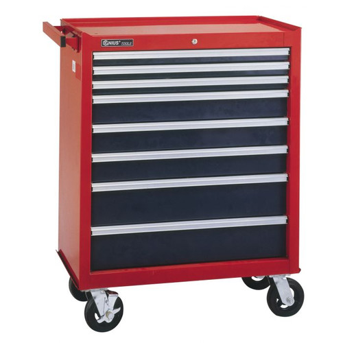 Genius Tools 8 Drawer Roller Cabinet 35" x 18-3/4" x 42-3/8" - TS-796