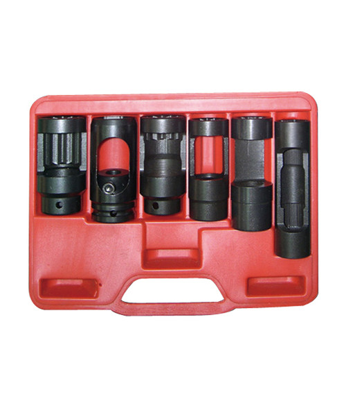 GENIUS TOOLS XVOT209C 6 Pcs Diesel Injection Socket Set