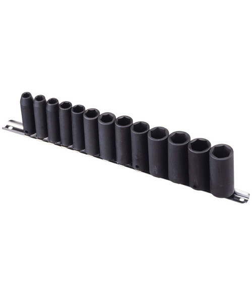 Genius Tools 13PC 3/8" Dr. SAE Deep Impact Socket Set - TF-313SD