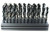 DRILLCO 1000E32 32PC S&D (Silver and Deming) DRILL STAND 1/2-1" BY 64THS W/D (1000E Series)