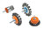 For precision cleaning & deburring on die grinders