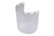 Square design polycarbonate injection-moulded face-shield (15.5" x 8" x 0.060")