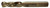 DRILLCO 300LH106 3/32, LH COBALT SCREW MACHINE LENGTH DRILL (Cobalt Alloy Drill Bit)