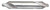 DRILLCO 350C006A 6 SOLID CARBIDE COMB. DRILL & COUNTERSIN (Carbide-Tipped Drill Bit)