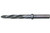 High Speed Steel Black Oxide Fractional 3 Flats Reduced Shank Construction Reamers
