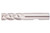 High Speed Steel Bright Metric Center Cutting 4-Flute Finishing End Mills