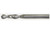 Solid Carbide Bright Fractional Center Cutting 2-Flute Ball Nose Finishing End Mills