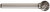 DRILLCO 7D164ADC SD-9, SOLID CARBIDE BUR DOUBLE CUT (Carbide-Tipped Drill Bit)
