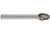 Solid Carbide Oval Shape Aluminum Cut Carbide Burs