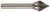DRILLCO 7J124ASC SJ-3, SOLID CARBIDE BUR SINGLE CUT (Carbide-Tipped Drill Bit)