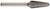 DRILLCO 7L42L2SC SL-42L2, SOLID CARBIDE BUR SINGLE CUT (Carbide-Tipped Drill Bit)