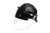 IR shade Flip front visor and browguard for cutting and brazing applications