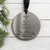 Personalized Family & Pet Ornament • Metal Christmas Tree Ornament • Custom Stainless Steel Holiday 