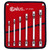 <ul>
<li>SOCKET WRENCH SET - 6pc Metric Double Flexible Socket Wrench Set (Mirror Finish) DF-506M</li>
<li>POUCH STORAGE - Comes with a heavy-duty organization pouch included for easy roll-up portability and storage&nbsp;&nbsp;</li>
<li>ORGANIZED TOOLS - Sizes are stamped for easy identification of size and will not rub off&nbsp;&nbsp;</li>
<li>DURABLE MATERIALS - Made from Chrome Vanadium Steel Alloy for high strength and durability while having anti-corrosive properties</li>
<li>PEACE OF MIND - Purchase with confidence backed by the Genius Tools Limited Lifetime Warranty against manufacturer defects</li>
<li>ANSI STANDARDS - Meets or exceeds the standards established by the American National Standards Institute</li>
<li>PROFESSIONAL GRADE - Genius Tools are designed and made for use by professional technicians and built to perform over a lifetime of heavy use. Trust Genius for a quality tool at a value cost to you.</li>
<li>ADDITIONAL DETAILS - Please scroll down to see additional information and included pieces in the description area below.</li>
</ul> <ul class="table-ul clearfix">
<li class=" single_listing">
<div class="col-xs-12"><strong>Metric Double Flexible Socket Wrench (Mirror Finish)</strong></div>
<div class="col-xs-6">500809 8 x 9mm Double Flexible Socket Wrench</div>
<div class="col-xs-6">501011 10 x 11mm Double Flexible Socket Wrench</div>
<div class="col-xs-6">501213 12 x 13mm Double Flexible Socket Wrench</div>
<div class="col-xs-6">501415 14 x 15mm Double Flexible Socket Wrench</div>
<div class="col-xs-6">501617 16 x 17mm Double Flexible Socket Wrench</div>
<div class="col-xs-6">501819 18 x 19mm Double Flexible Socket Wrench</div>
</li>
<li class=" single_listing">
<div class="col-xs-12"><strong>Pouch Bag</strong></div>
</li>
</ul>