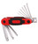 GENIUS TOOLS HK-009GMB 9PC Metric Folding Wobble Hex Key Wrench Set