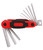 GENIUS TOOLS HK-009GMF 9PC Metric Folding Hex Key Wrench Set